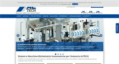 Desktop Screenshot of altech.it